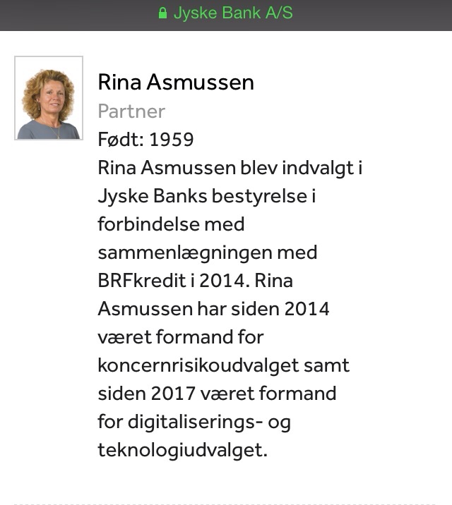 Main suspect in Danish bank fraud case Jyske BANK Anders Dam, Jyske Bank suspected of million scams and corruption. Philip Baruch Advokat og Partner I Lund Elmer Sandager Les.dk Thomas Schioldan Sørensen rodstenen.dk - Lundgrens advokater. Dan Terkildsen. Rødstenen advokater. bestyrelsen Jyske Bank Sven Buhrækall. Kurt Bligaard Pedersen. Rina Asmussen. Philip Baruch. Jens Borup. Keld Norup. Christina Lykke Munk. Johnny Christensen. Marianne Lillevang. Anders Christian Dam. Niels Erik Jakobsen. Per Skovhus. Peter Schleidt. #Bank #AnderChristianDam #Financial #News #Press #Share #Pol #Recommendation #Sale #Firesale #AndersDam #JyskeBank #ATP #PFA #MortenUlrikGade #GF Maresk #PhilipBaruch #LES #LundElmerSandager #Nykredit #MetteEgholmNielsen #Loan #Fraud #CasperDamOlsen #NicolaiHansen #JeanettKofoed-Hansen #AnetteKirkeby #SørenWoergaaed #BirgitBushThuesen #Gangcrimes #Crimes #Koncernledelse #jyskebank #Koncernbestyrelsen #SvenBuhrkall #KurtBligaardPedersen #RinaAsmussen #PhilipBaruch #JensABorup #KeldNorup #Ch